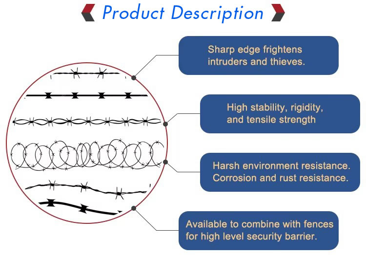 Hot Dipped Galvanized Barbed Wire(pic3)