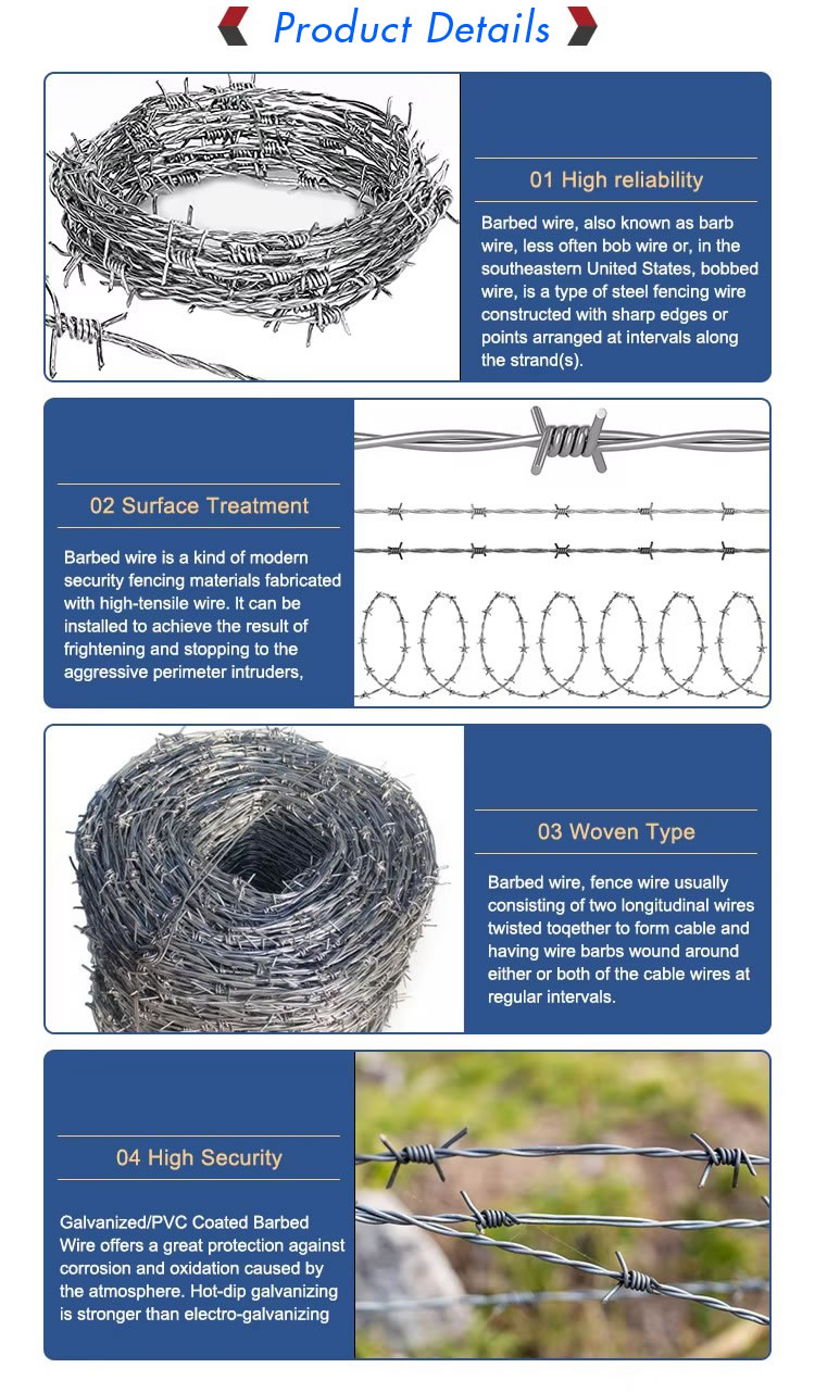 Hot Dipped Galvanized Barbed Wire(pic4)